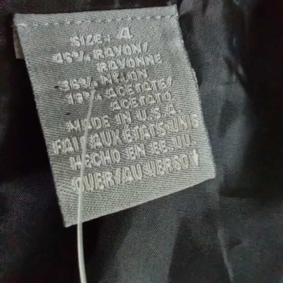 Vintage black lace dress size small - Picture 9 of 12